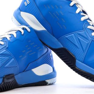 Chaussures de tennis Bleu/Blanches Homme Wilson Rush Pro vue 7