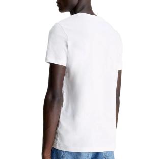 T-Shirt Blanc Homme Calvin Klein JeansCore Institutional vue 2