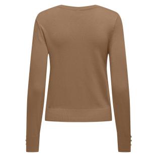 Pull Marron Femme Only Minna vue 0