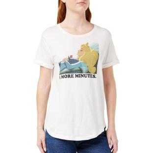 T-Shirt Blanc Femme Disney 5 More Minutes vue 0