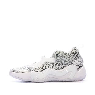 Chaussure de Basketball Blanche Homme Adidas D.o.n. Issue 3 pas cher
