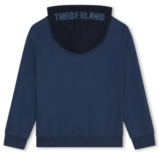 Sweat Zippé Bleu Garçon Timberland Cardigan vue 0