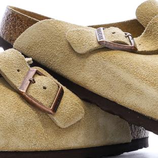 Sabot Latte Mixte Birkenstock Boston vue 0