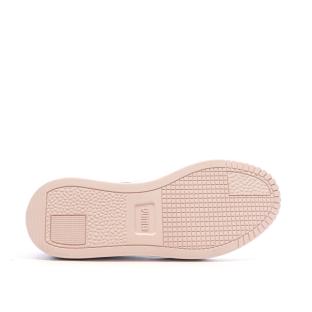 Baskets Blanc/Rose/Vert Femme Puma Carina Street vue 5