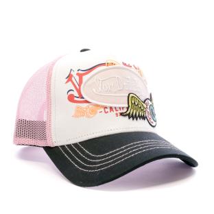 Casquette Blanc/Rose Homme Von Dutch PAT vue 2