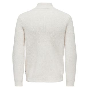 Pull Ecru Homme Only & Sons Tegan Vintage vue 2