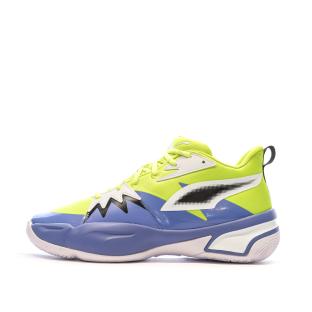 Chaussures de baskets Bleu/Jaune Homme Puma Genetics pas cher