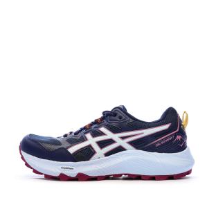 Chaussures de trail Marine/Bleu/Rose Femme Asics Gel-sonoma 7 pas cher