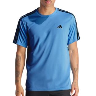 T-Shirt de sport Bleu/Noir Homme Adidas Base vue 0