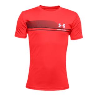 Maillot de Sport Orange fluo Enfant Under Armour Ua Tech Lockup vue 0