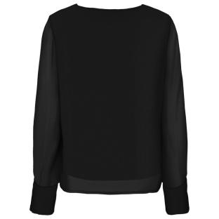 Blouse Noire Femme Only Tasha Otl vue 2