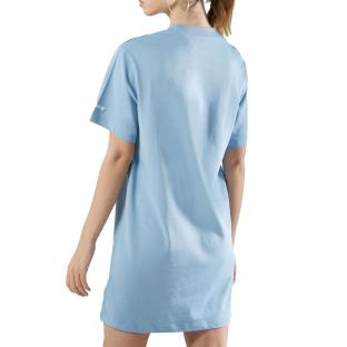 Robe Bleu Fille Adidas Tee Dress vue 2
