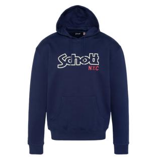 Sweat à Capuche Marine Homme Schott Sidney pas cher