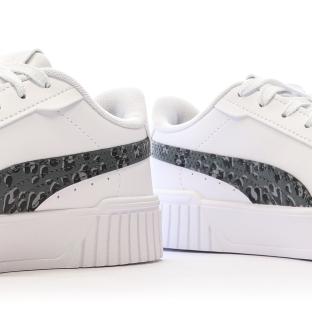 Baskets Blanches/Gris Femme Puma Carina 2.0 vue 7