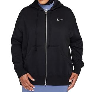 Sweat Zippé Noir Femme Nike Nsw Phnx vue 0