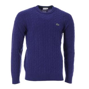 Pull Bleu Homme Lacoste Tricot AH1991 vue 0