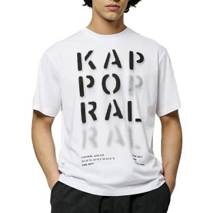 T-shirt Blanc Homme Kaporal Tibom vue 0