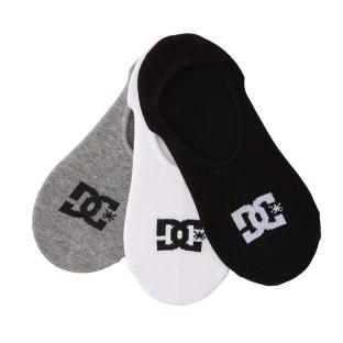 3 Paar Socken Weiß/Grau/Schwarz für Herren von DC Shoes Liner Ansicht 0