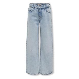 Jean Bleu Strass Fille Kids ONLY Kogcobain vue 0