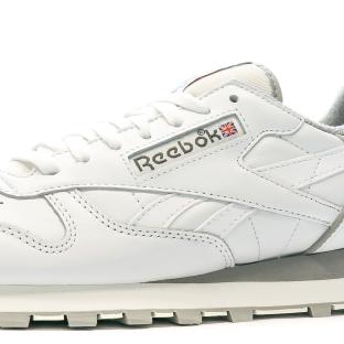 Baskets Blanche/Grise Homme Reebok Classic Leather vue 7