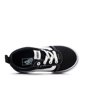 Baskets Noires/Blanches Enfant Vans Ward Slip-on vue 4
