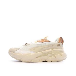 Baskets Blanches/Beiges Femme Puma Spina vue 0