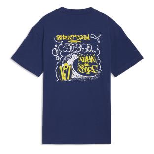 T-Shirt Marine Garçon Puma Relaxed vue 0