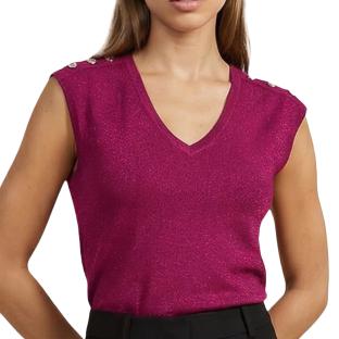 Camiseta morada para mujer Morgan DIVALI ver 0