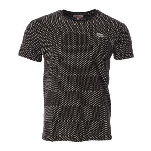 T-shirt Noir Homme Lee Cooper Opari pas cher