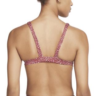 Haut de maillot de bain Rouge Femme Nike Reversible Bralette vue 2