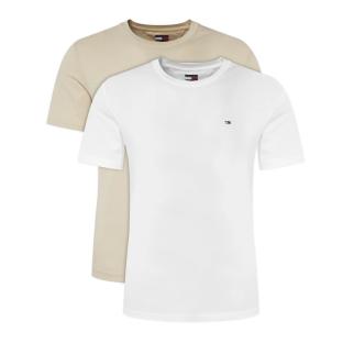 Lot de 2 T-Shirt Beige/Blanche Homme Tommy Hilfiger DM0DM20687 vue 0