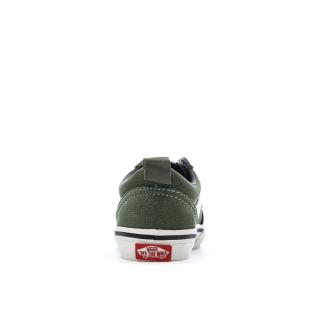 Baskets Verte Garçon Vans Ward Slip-on Suede vue 3