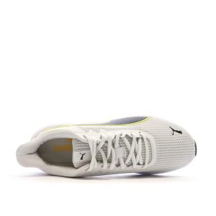 Chaussures de Running Blanches/Noires/Jaunes Femme Puma Transport vue 4