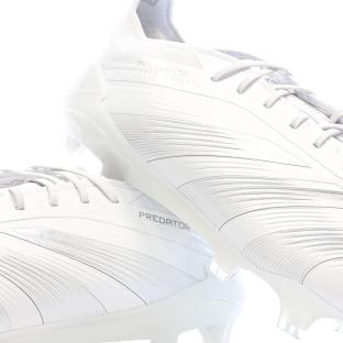 Chaussures de Foot Blanches Homme Adidas Predator Elite FG vue 0
