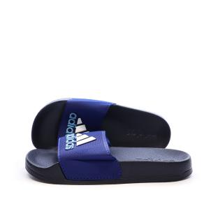 Claquettes Bleu/Noires Garçon Adidas Adilette Shower vue 0