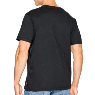 T-shirt Noir Homme Levi's Crewneck vue 2