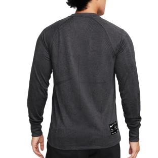 T-shirt Manches Longues Gris Homme Nike Axis vue 2
