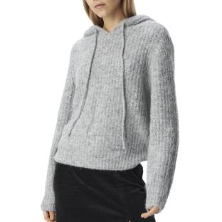 Pull à capuche Gris Clair Femme Vero Moda Hoodie vue 0