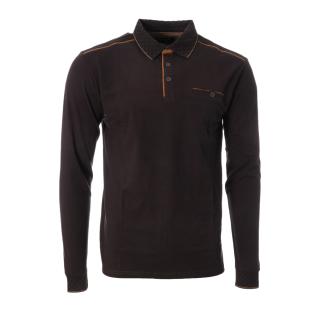 Polo Manches Longues Gris Homme RMS26 91233 pas cher