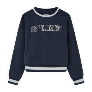 Sweat Marine Fille Pepe jeans Tiziana pas cher