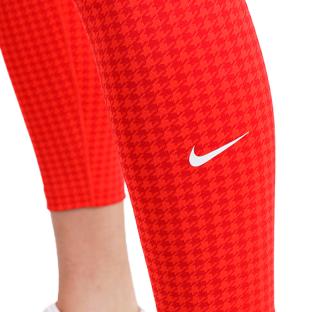 Legging Rouge Femme Nike One Df Icon clash 7/8 vue 3