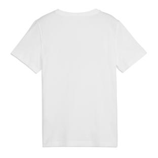 T-shirt Blanc Garçon Puma Squad Big vue 2