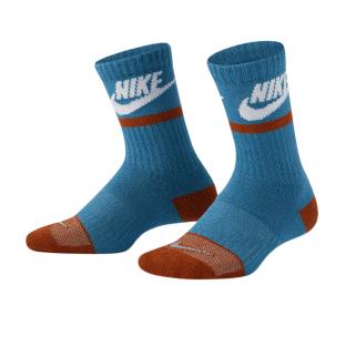 3x Paires de Chaussettes Bleu/Noir/Blanc Garçon Nike Crew vue 2
