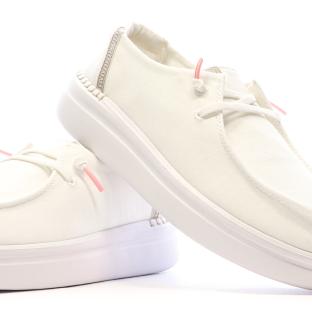 Chaussures Blanches Femme Hey Dude Wendy Rise vue 7
