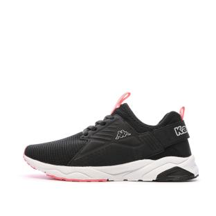 Baskets Noires/Roses Fille Kappa San Puerto pas cher