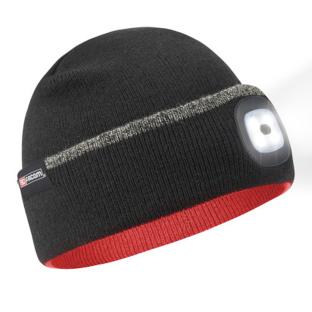 Bonnet Noir Homme Facom Avec Led vue 0