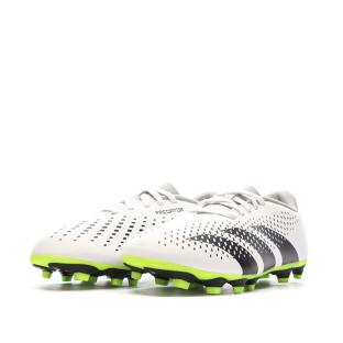 Chaussures de football Blanc/Noir Garçon Adidas Predator IE9434 vue 6
