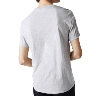 T-shirt Gris Homme Lacoste TH7618 vue 2