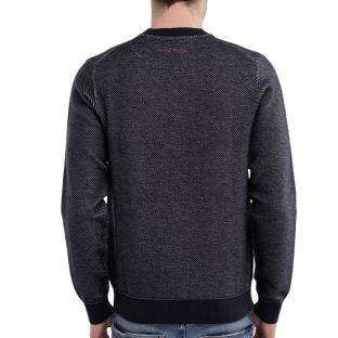 Pull Marine Homme Teddy Smith Milan vue 2