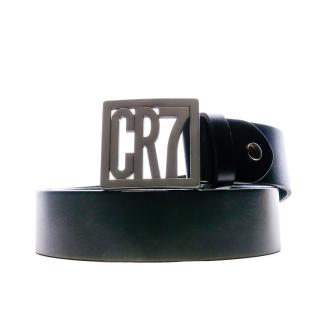 Ceinture en cuir Noire Homme CR7 George vue 0